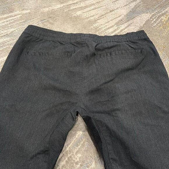 Silver Lake Twill Jogger Pants Men's Pull On Grey Mid Rise Size XLarge - Picture 6 of 8